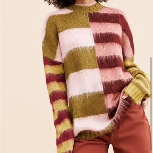Wander Oversized Striped Knit Sweater